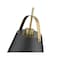 Z-Lite Z-Studio 1 Light Pendant, Matte Black & Heritage Brass 726P-MB+HBR - alternate 6